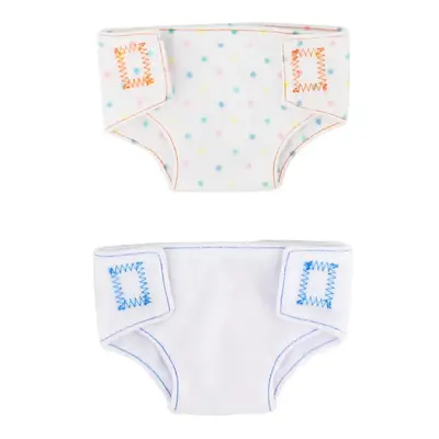 12"-16" 2-Pack Nappy Baby Clothes Cover Set Accessories