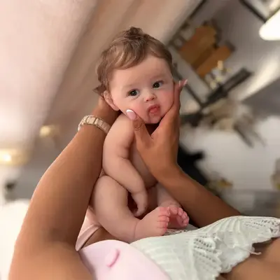 12"/16"/20" Extremely Soft and Flexible Reborn Baby Dolls with Opened Blue Eyes