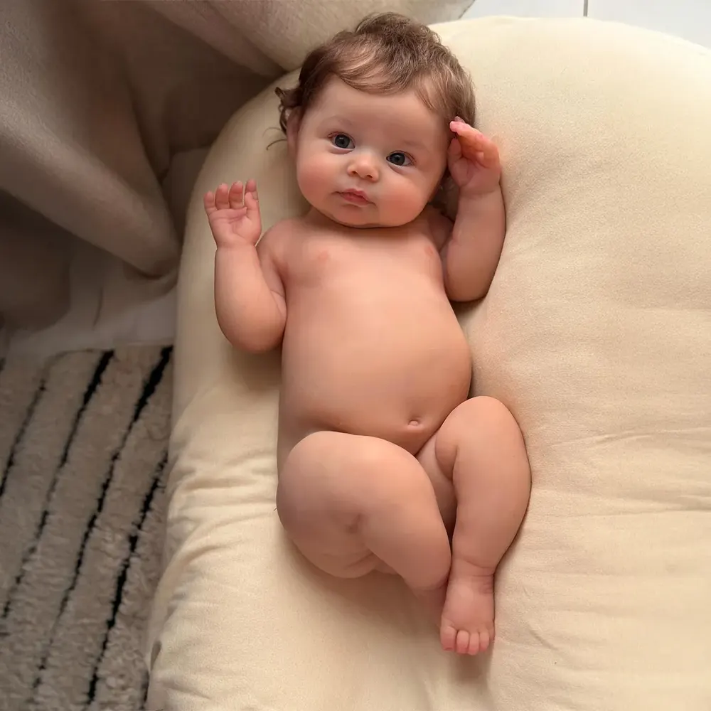 12"/16"/20" Extremely Soft and Flexible Reborn Baby Dolls with Opened Blue Eyes, photograph 2
