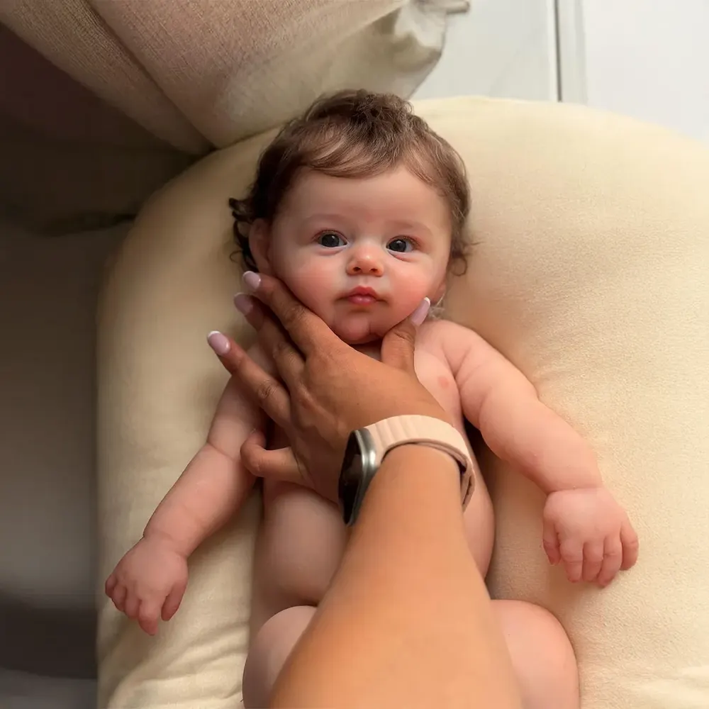 12"/16"/20" Extremely Soft and Flexible Reborn Baby Dolls with Opened Blue Eyes, photograph 5