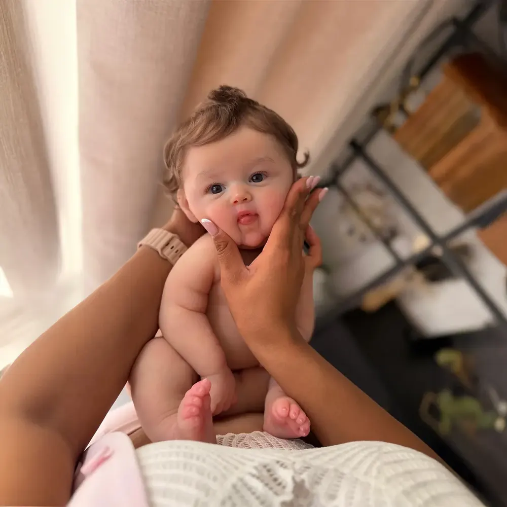 12"/16"/20" Extremely Soft and Flexible Reborn Baby Dolls with Opened Blue Eyes, photograph 6