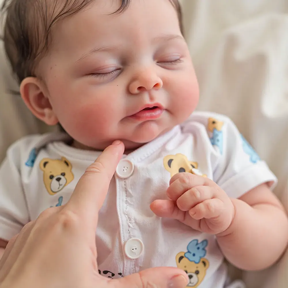 12"&16"& 20" Flexible Solid Platinum Liquid Full Silicone Reborn Doll Baby Boy, photograph 5