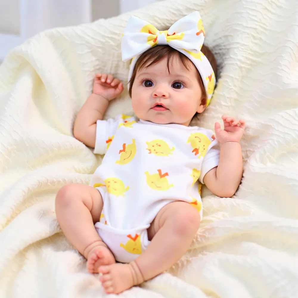 12"&16"& 20" Full Silicone Reborn Baby Doll Girl or Boy Jasin and Naner- Flexible, photograph 2