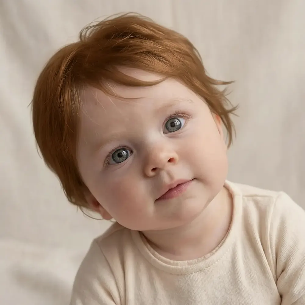 12 & 16 & 20" Silicone Awake Toddler Doll for Boy or Girl with Brown Hair to Share, photograph 3