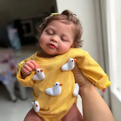 12"/16"/20" Newborn Baby Named Vesper with Full Body Silicone