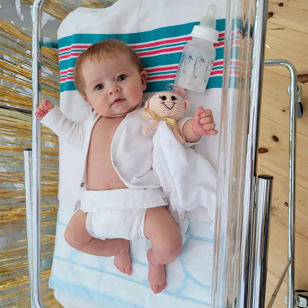 12"/16"/20" Pliable and Elastic Reborn Baby Doll with Full Body Solid Silicone, photograph 2