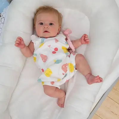 12"/16"/20" Reborn Baby Doll with Full Body Silicone Material and Soft Flexible