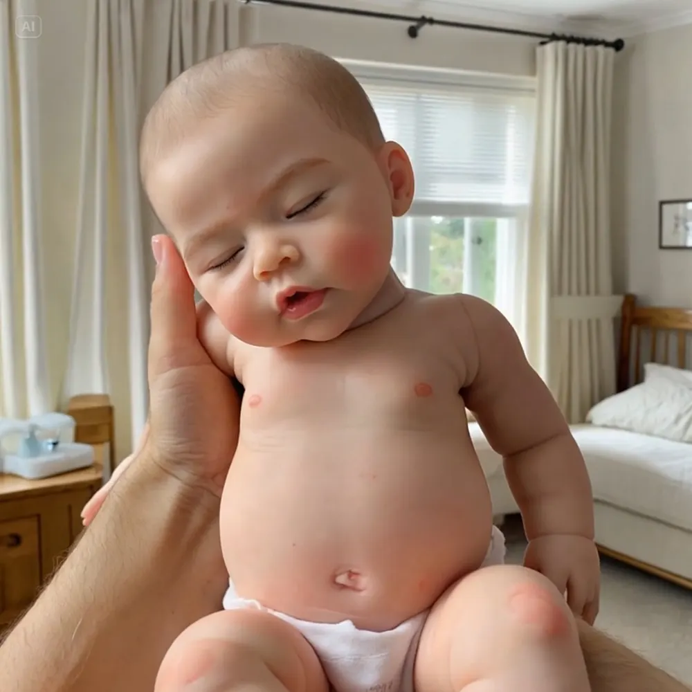 12"&16" Adorable Baby Boy and Girl Doll Full Body Silicone Extremely Flexible Doll, photograph 4