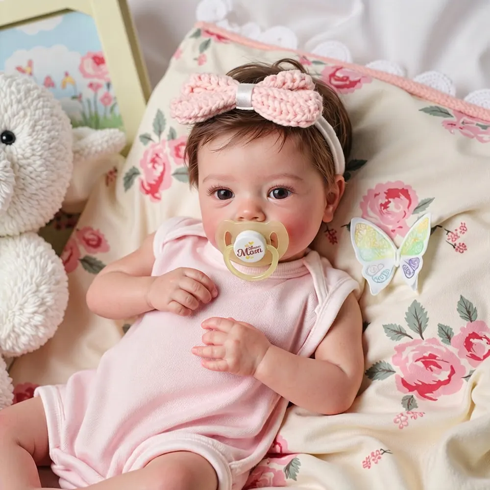 12"&16" Adorable Baby Boy or Girl Doll Nemia and Hebera Full Body Silicone, photograph 3