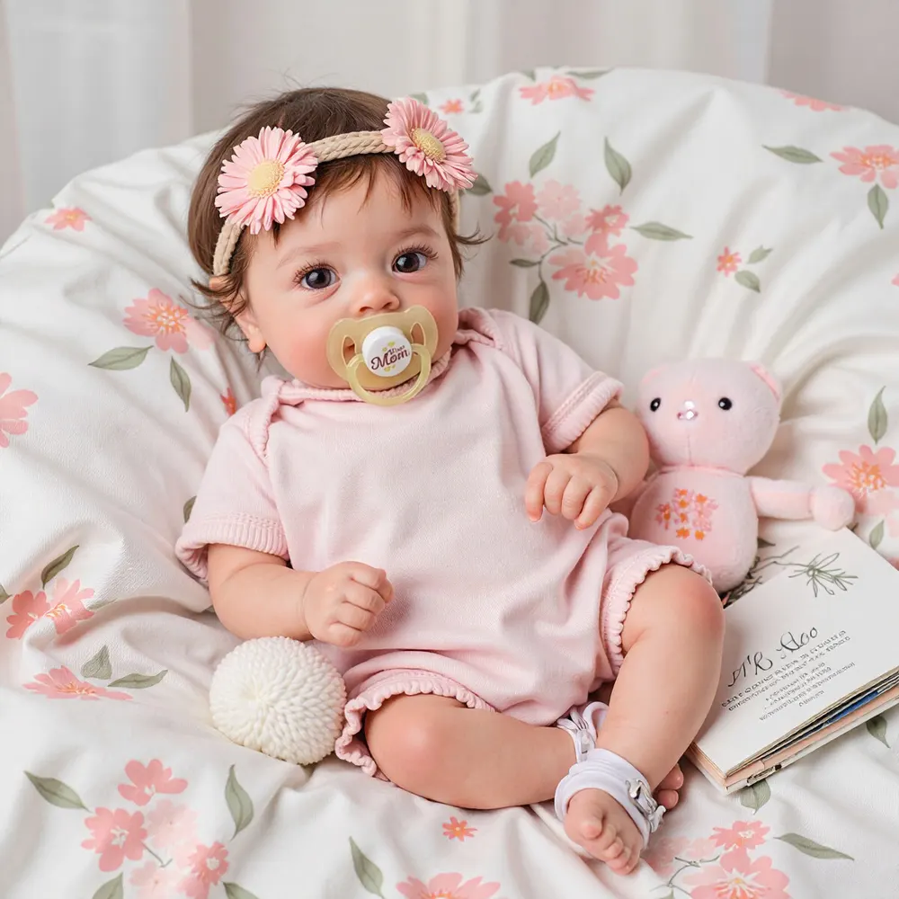 12"&16" Adorable Baby Boy or Girl Doll Nemia and Hebera Full Body Silicone, photograph 6