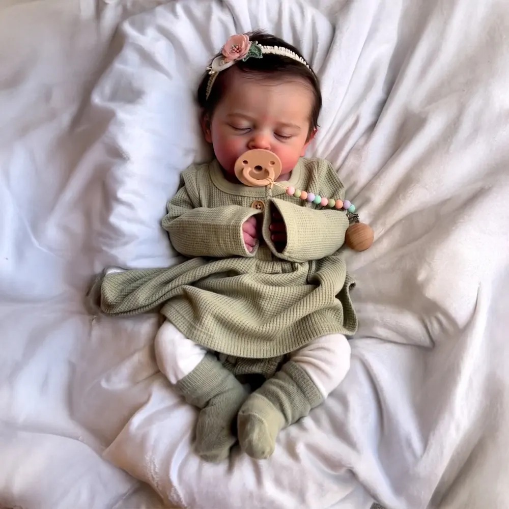 12" & 16" Delicately Crafted Full Silicone Baby Doll with Realistic-Touch, photograph 6
