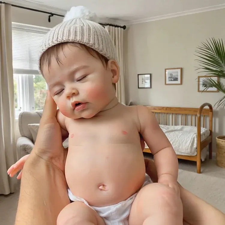 12"/16" Drink and Wet Reborn Silicone Baby Girl in Newborn Age with Real Skin Touch, photograph 6