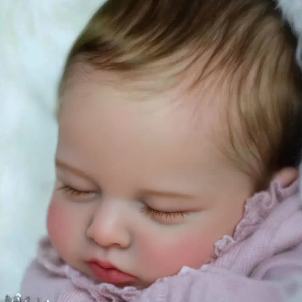12"&16" Extremely Flexible Silicone Reborn Baby Doll Girl Ollie, photograph 3