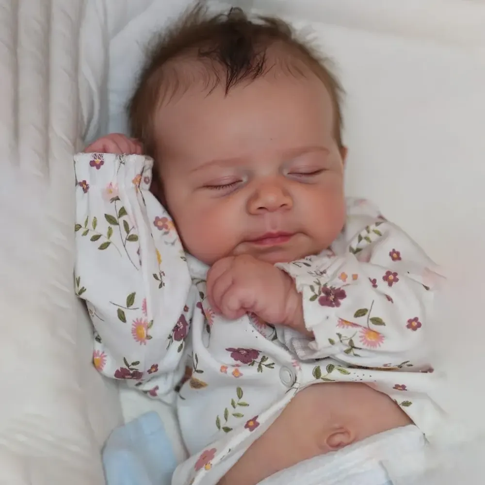 12"&16" Flexible Full Body Platinum Silicone Baby Bendable Reborn Doll Boy, photograph 3