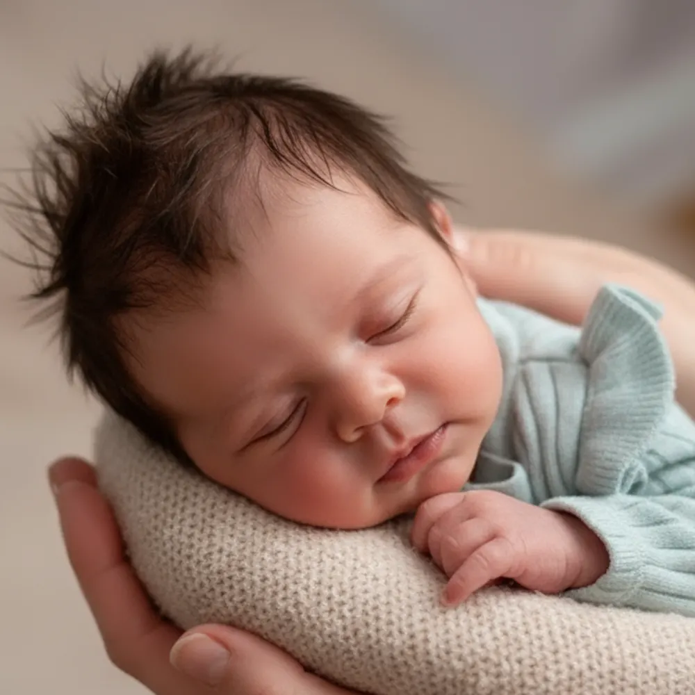 12" & 16" Flexible Full Body Silicone Reborn Newborn Sleeping Baby Doll Boy, photograph 5