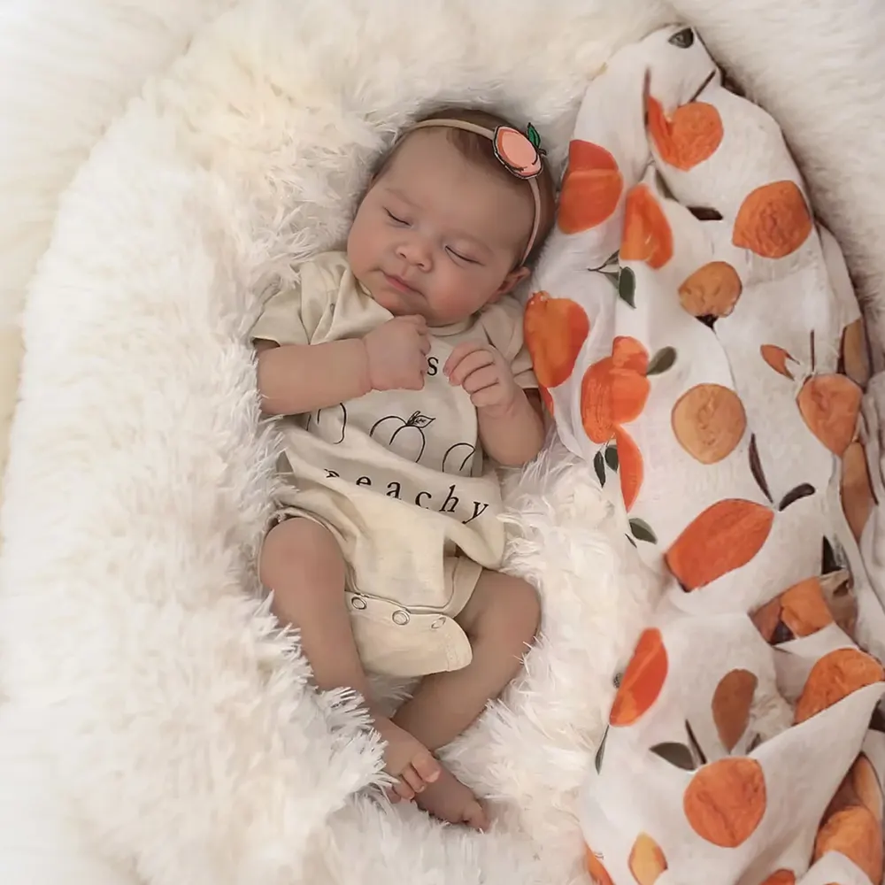 12" & 16" Flexible Full Body Silicone Reborn Newborn Sleeping Baby Doll Boy, photograph 6