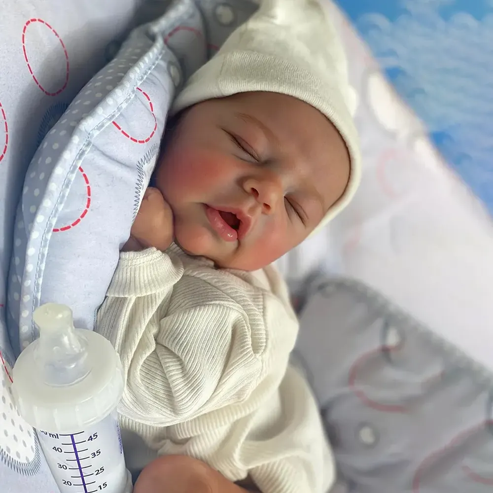 12"&16" Flexible Solid Platinum Liquid Full Silicone Reborn Doll Baby Boy, photograph 2