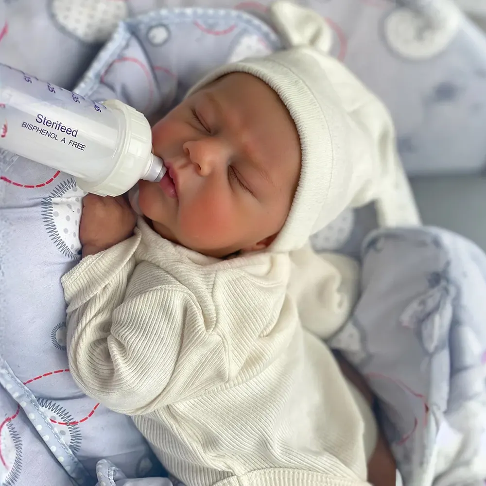 12"&16" Flexible Solid Platinum Liquid Full Silicone Reborn Doll Baby Boy, photograph 3