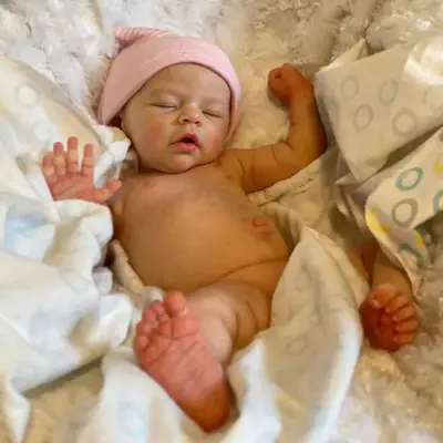 12"&16" Flexible Solid Platinum Liquid Full Silicone Reborn Doll Baby Girl Swindy