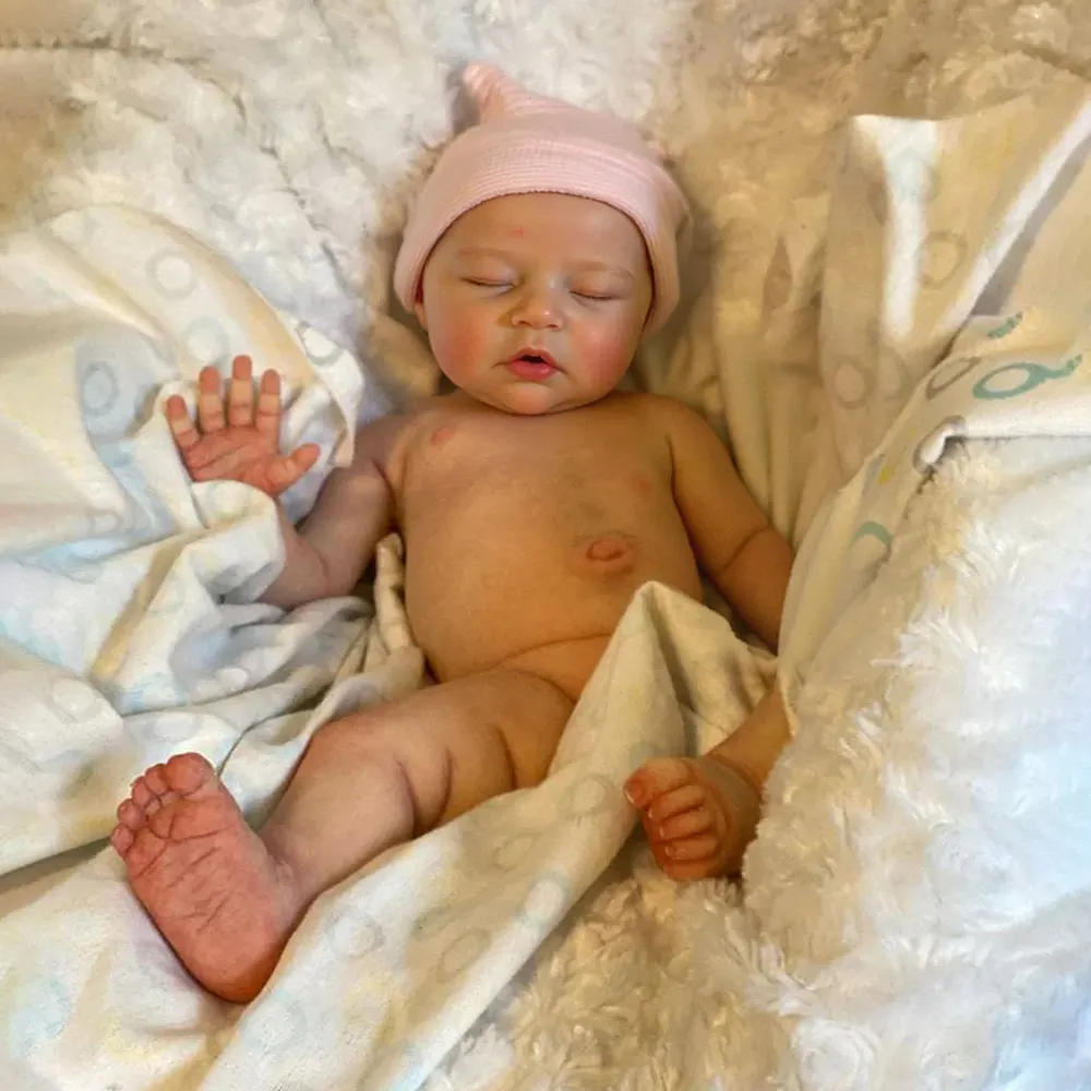 12"&16" Flexible Solid Platinum Liquid Full Silicone Reborn Doll Baby Girl Swindy, photograph 2