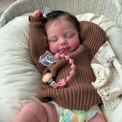 12"&16" Full Body Silicone Bendable Reborn Baby Boy or Girl Dolls Named Dollam
