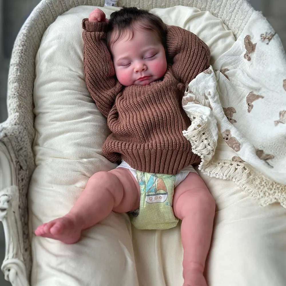 12"&16" Full Body Silicone Bendable Reborn Baby Boy or Girl Dolls Named Dollam, photograph 4