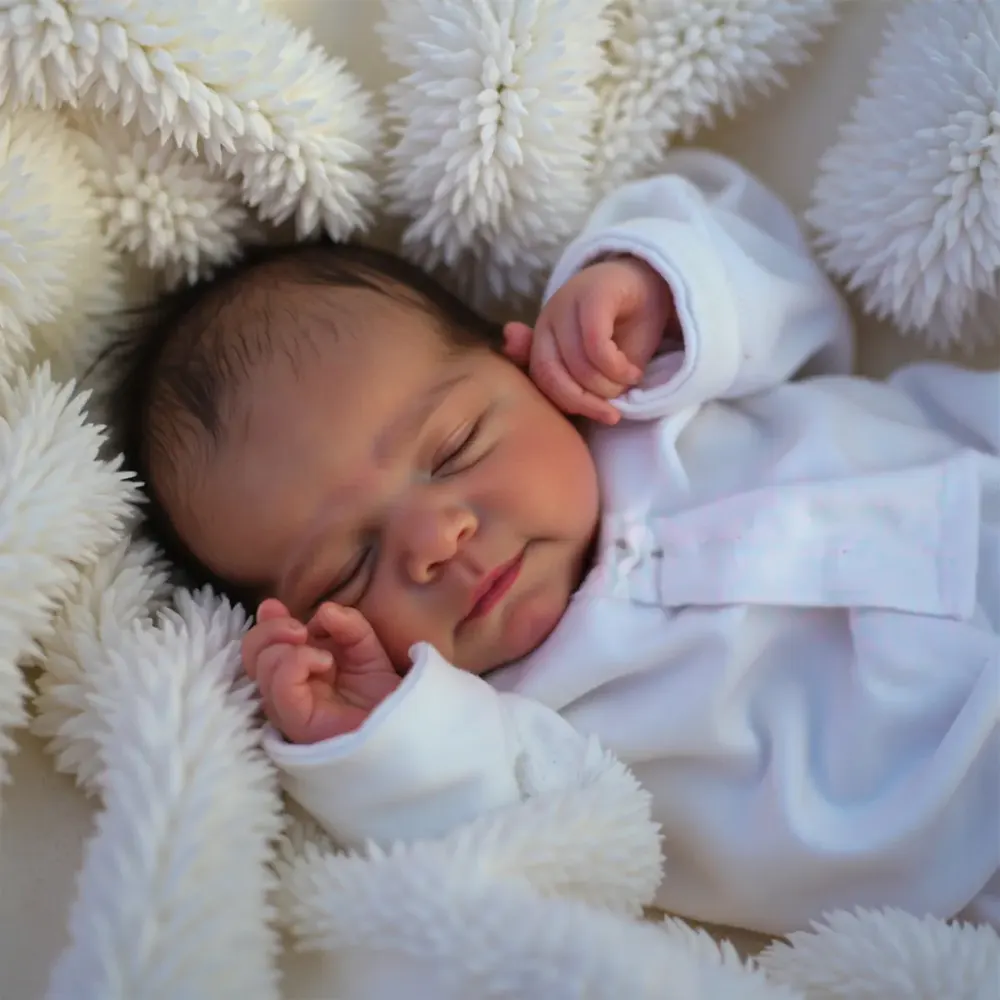 12"&16" Full Body Silicone Bendable Reborn Baby Boy or Girl Dolls Named Qalauin, photograph 5