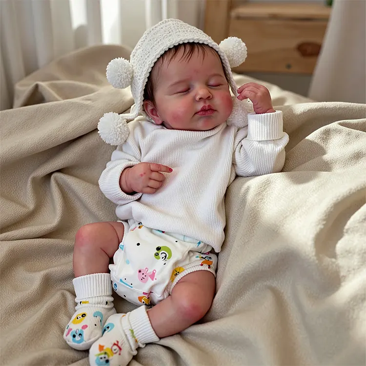 12"&16" Full Liquid Solid Platinum Silicone Baby Doll, photograph 5