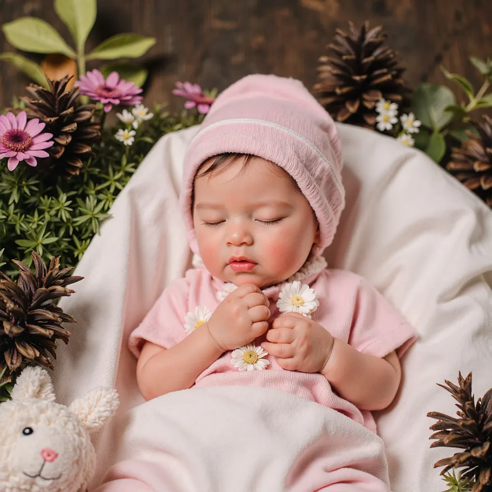 12"&16" Full Platinum Solid Silicone Sleeping Baby Doll Girl or Boy Presin
