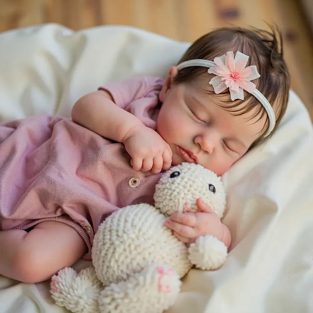 12" & 16" Full Silicone Body Endearing Reborn Baby Doll Girl or Boy with Soft Hair, photograph 4