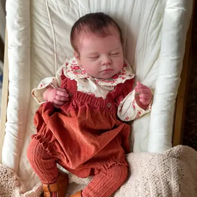 12"/16" Full Silicone Reborn Baby with Hand Rooted Hair