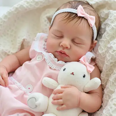 12"&16" Full Soft Flexible Silicone Reborn Baby Doll Boy or Girl Damina and Poles