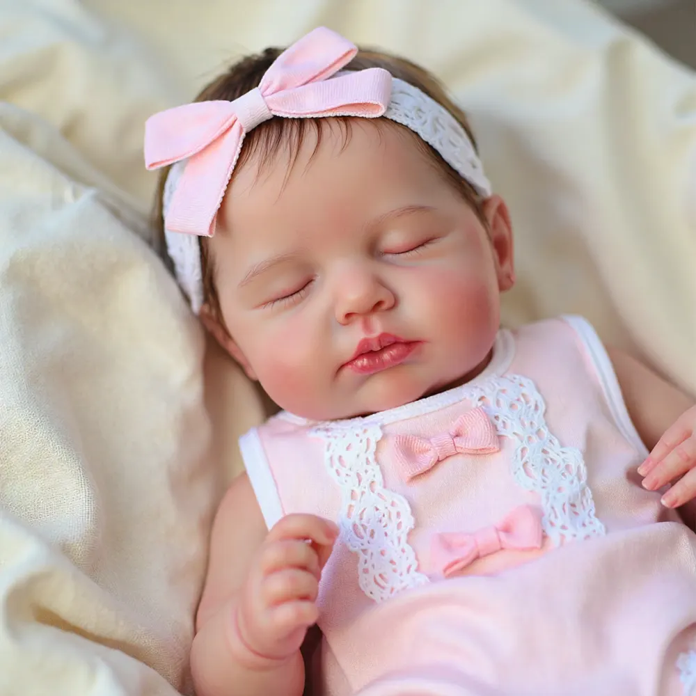 12"&16" Full Soft Flexible Silicone Reborn Baby Doll Boy or Girl Damina and Poles, photograph 2