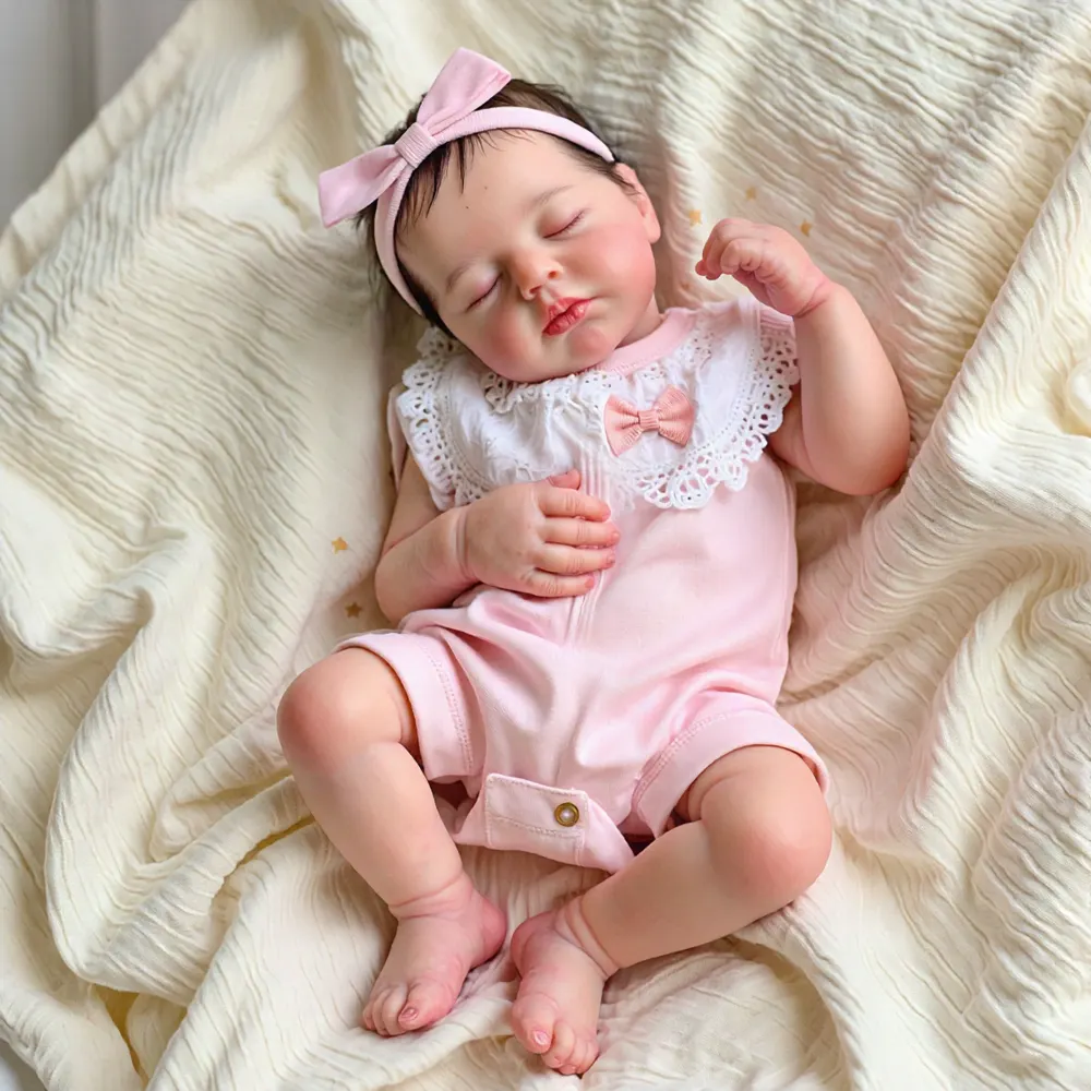 12"&16" Full Soft Flexible Silicone Reborn Baby Doll Boy or Girl Damina and Poles, photograph 3