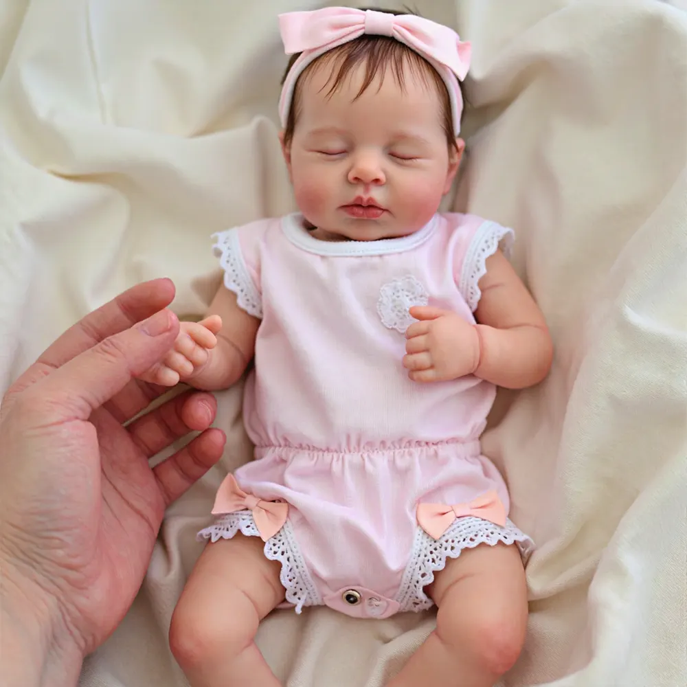 12"&16" Full Soft Flexible Silicone Reborn Baby Doll Boy or Girl Damina and Poles, photograph 4