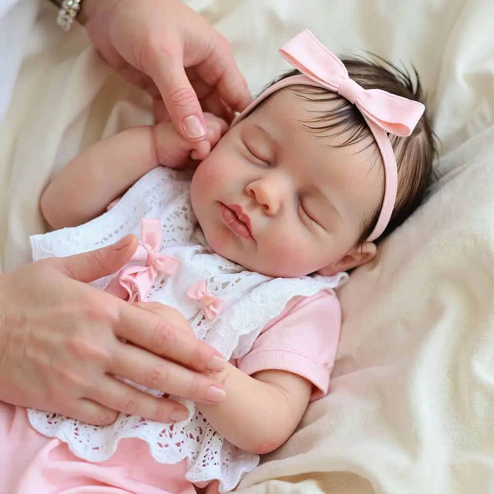 12"&16" Full Soft Flexible Silicone Reborn Baby Doll Boy or Girl Damina and Poles, photograph 6