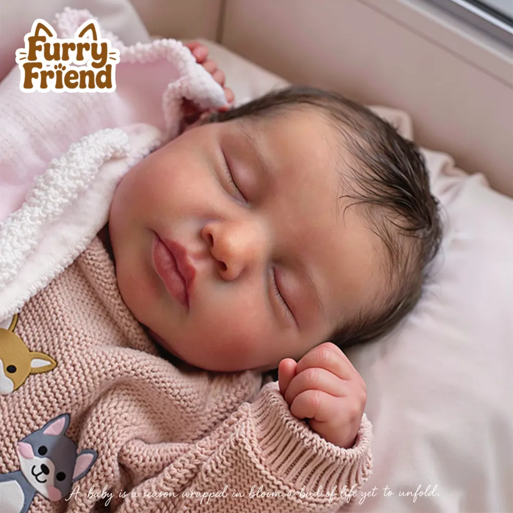 12"&16" Fully Squishy Reborn Baby Girl Lesley, Lifelike & Realistic Handmade Soft