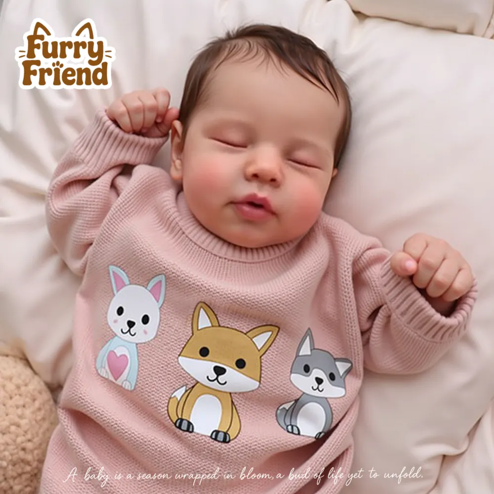 12"&16" Fully Squishy Reborn Baby Girl Lesley, Lifelike & Realistic Handmade Soft, photograph 3