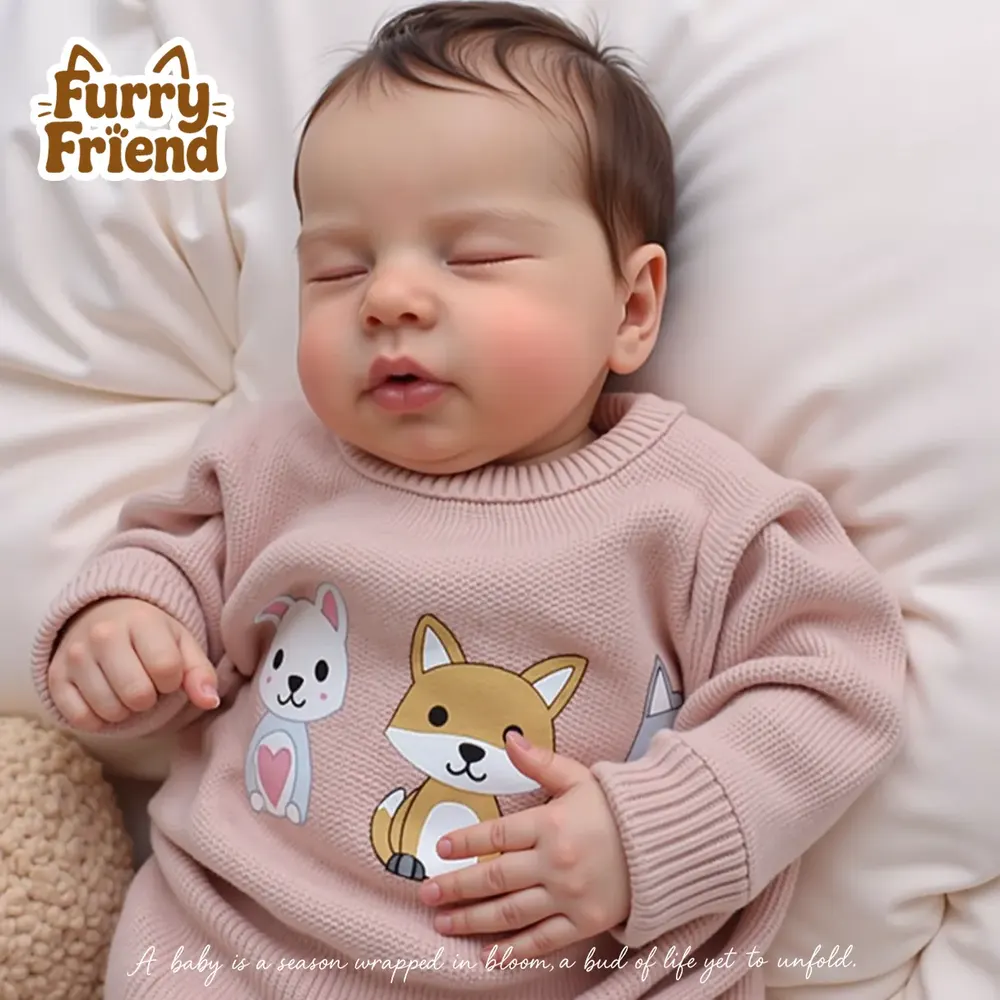 12"&16" Fully Squishy Reborn Baby Girl Lesley, Lifelike & Realistic Handmade Soft, photograph 4