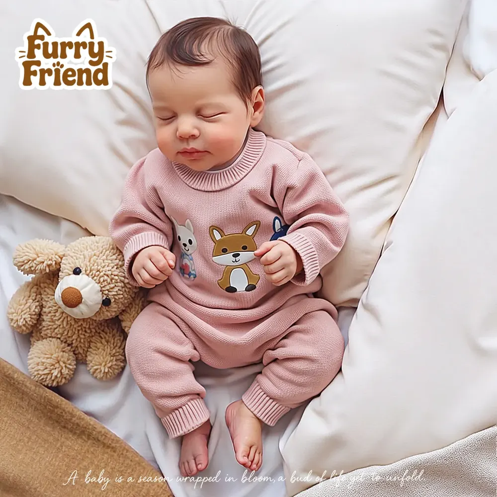 12"&16" Fully Squishy Reborn Baby Girl Lesley, Lifelike & Realistic Handmade Soft, photograph 5