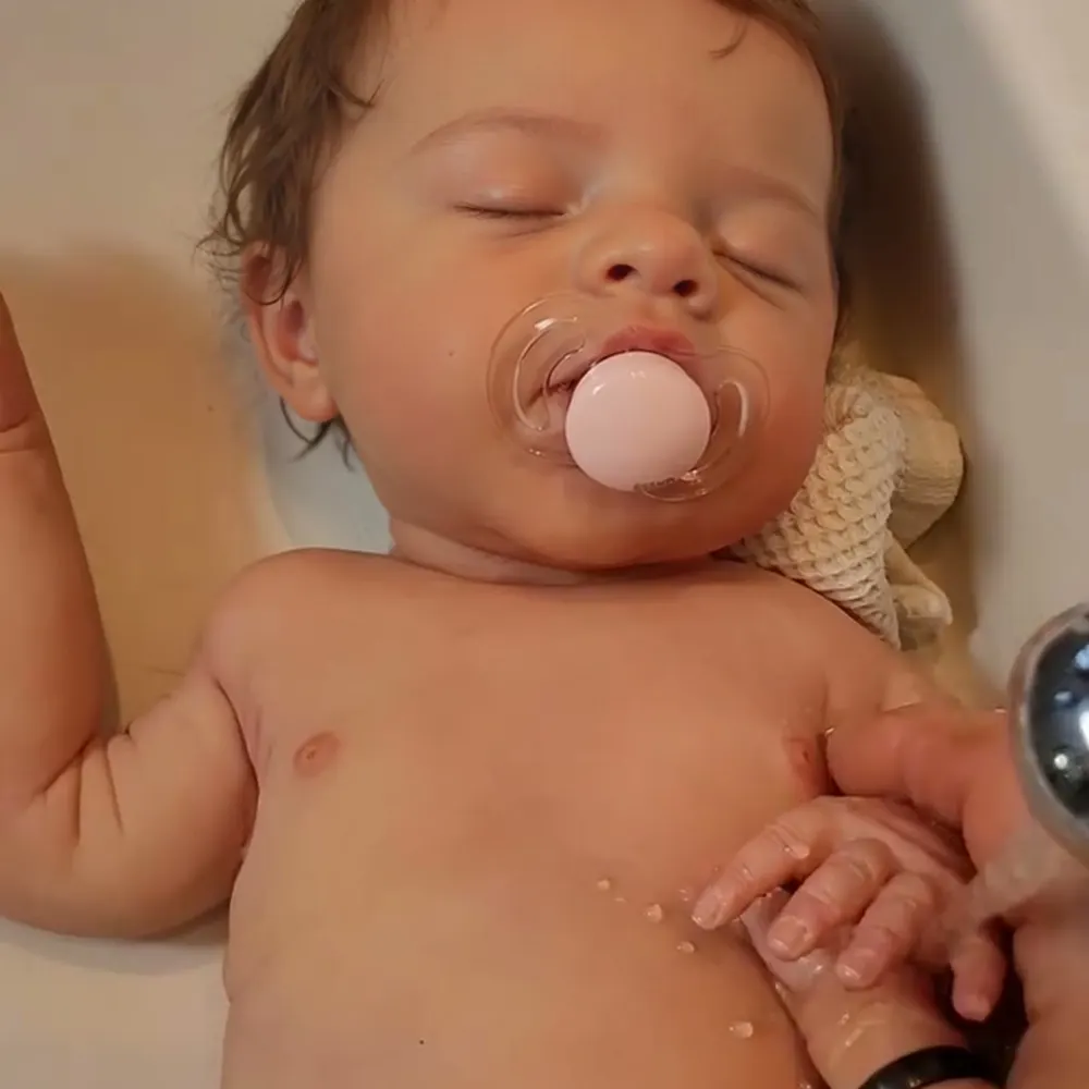 12 & 16" Pure Handmade Reborn Full Silicone Body Realistic Baby Doll, photograph 2