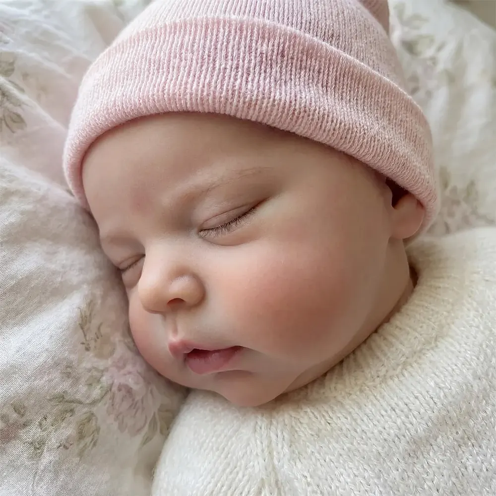 12 & 16" Silicone Baby Doll Boy or Girl with Closed Eyes Newborn Style Made, photograph 3