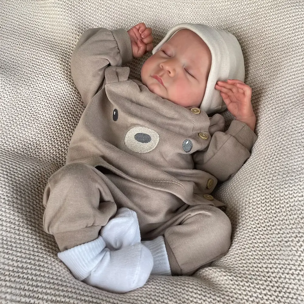 12"&16" Newborn Cute Boy or Girl Doll, Full Flexible Silicone Reborn Baby Dolls, photograph 2