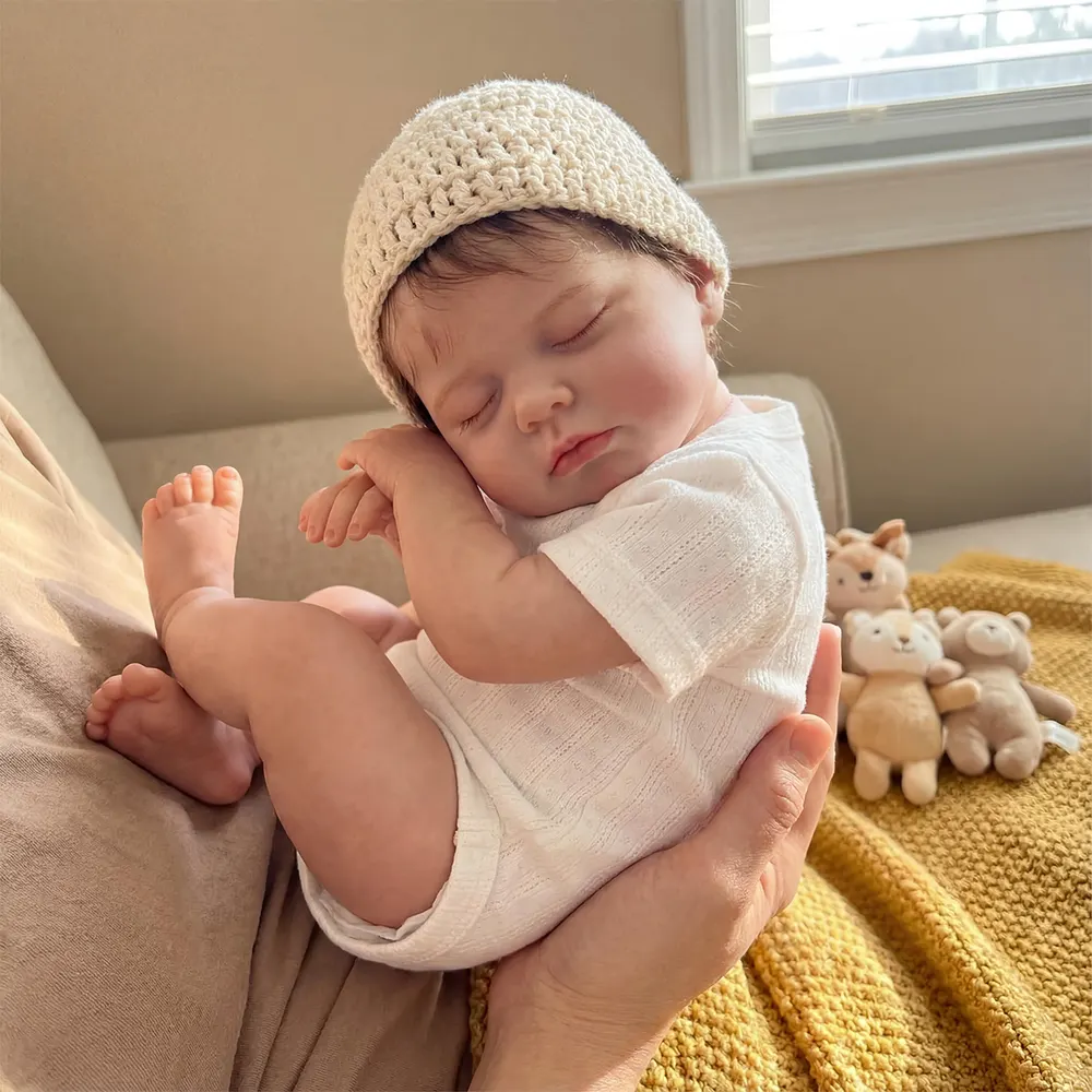 12" & 16" Realistic Full Silicone Reborn Baby Doll with Soft Touch, photograph 4
