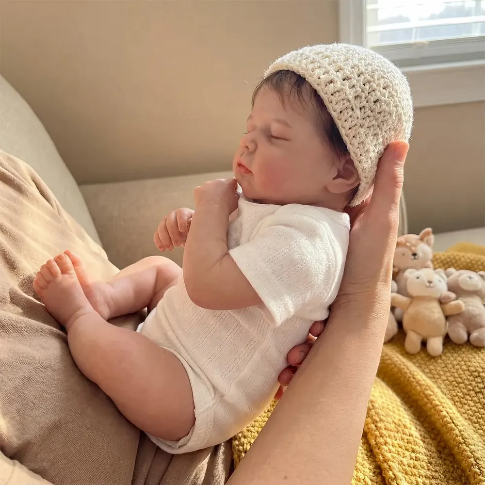 12" & 16" Realistic Full Silicone Reborn Baby Doll with Soft Touch, photograph 6