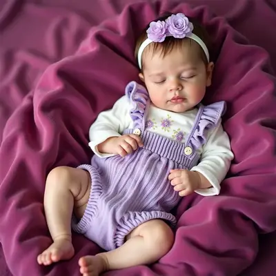 12"/16" Realistic Silicone Sleeping Baby Little Infant Boy or Girl Jucesa