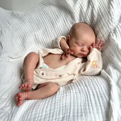 12" & 16" Reborn Baby Doll in Platinum Liquid Silicone Material