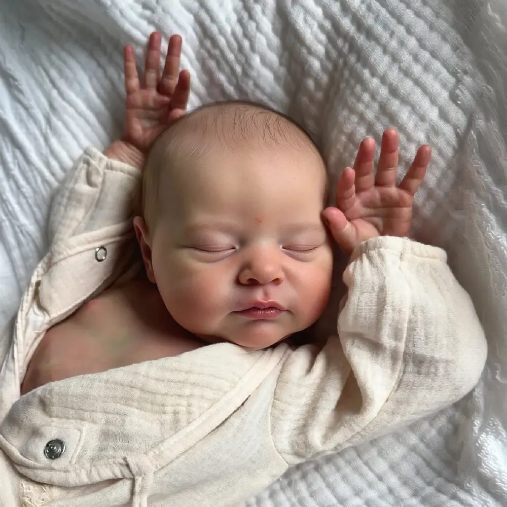 12" & 16" Reborn Baby Doll in Platinum Liquid Silicone Material, photograph 4