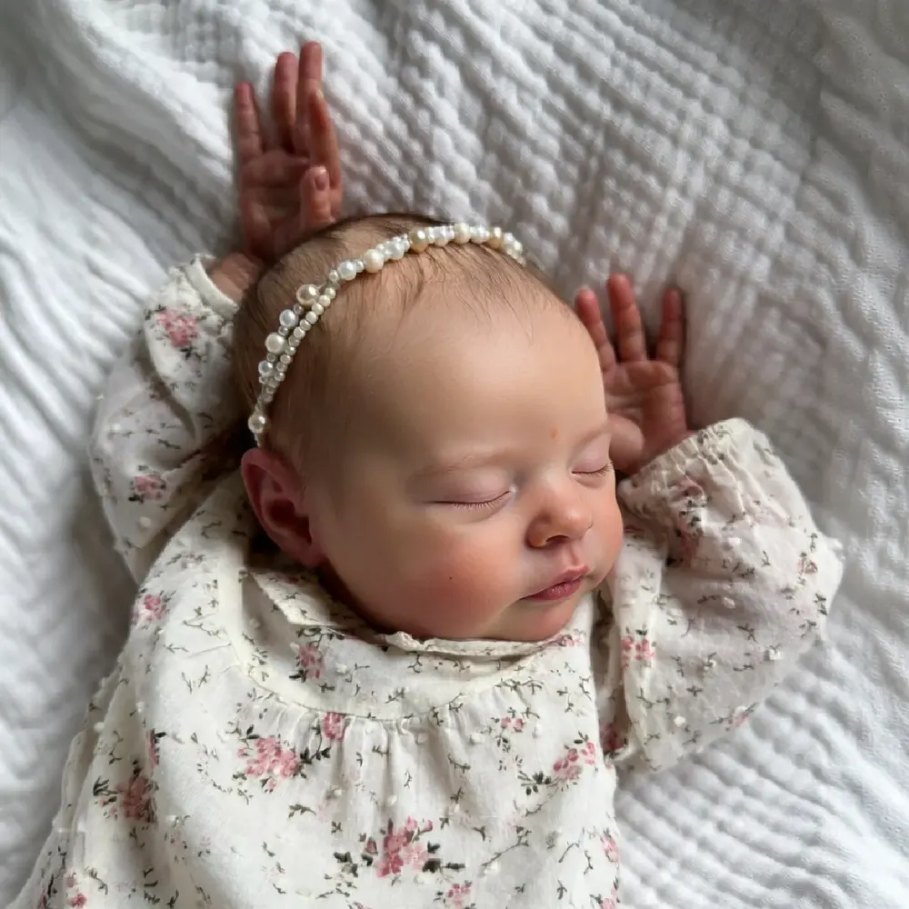 12" & 16" Reborn Baby Doll in Platinum Liquid Silicone Material, photograph 5