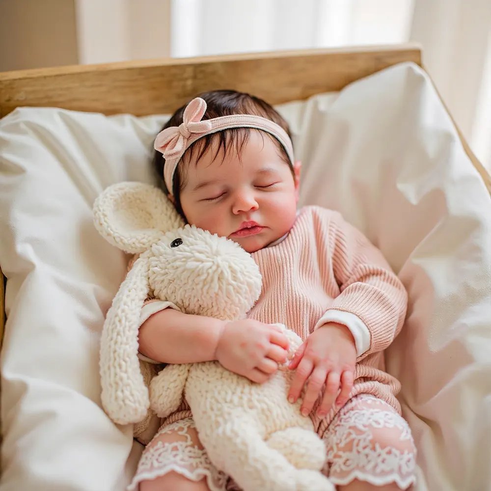 12" & 16" Reborn Full Flexible Body Baby Doll Girl or Boy with Brown Hair, photograph 6